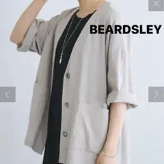 最終【新品 2026SS】BEARDSLEYビアズリー リネン 半袖ジャケットのサムネイル