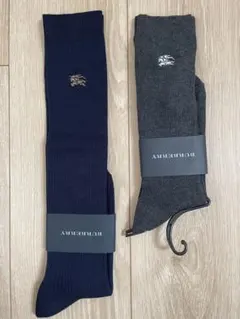 BURBERRY バーバリー ソックス　23-25cm 2足セット　ホース刺繍のサムネイル