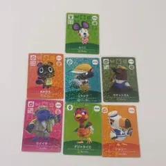 あつ森amiiboカード7枚セット スリーブ付き