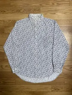 00's OLD UNIQLO オールドユニクロ　花柄　コーデュロイシャツ　細畝