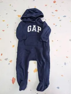 GAP フード付きロンパース 9-12ヶ月 ネイビー
