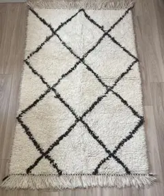 MAROC ベニワレンラグ モロッコ製 ハンドメイド ウール100%