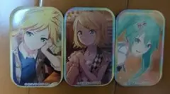初音ミク 鏡音リン 鏡音レン 缶バッジセット