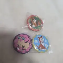 ディズニー100周年 スクエア 缶バッジ C ランダム商品 コンプリート