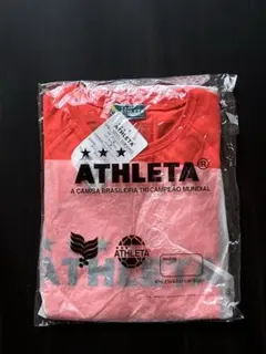 ATHLETA 赤 半袖シャツ 160 03551J 蛍光RED