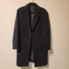 ほしい方に譲ります！ダークネイビー チェスターコート Lサイズ