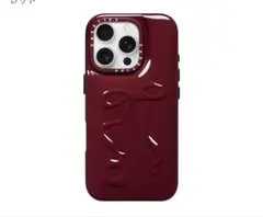CASETiFY ピローケース iPhone 16pro ルビーレッド