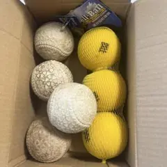 軟式野球ボール4球　ベルボール