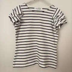 Ray BEAMS ボーダー フリル袖 カットソーのサムネイル