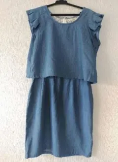 SHIPS　膝丈　ワンピース