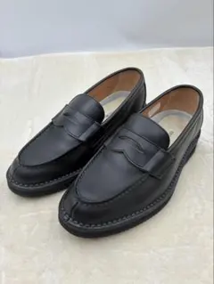 極美品✨パラマウント ローファー 通勤通学 本革 レザー 日本製 