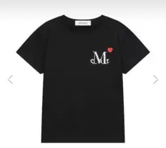 MUCENT Tシャツ ブラック ハートロゴ