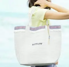 BAYFLOW ［Lサイズ］トートバッグ フリンジデザイン マザーバック