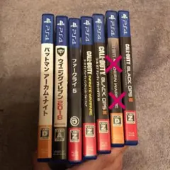 ps4 6本まとめ売り(ps3ソフトのおまけ付)