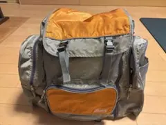 Coleman グレーオレンジバックパック