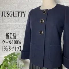2025年最新】JUSGLITTY レディース ノーカラージャケットの人気