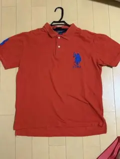 U.S. POLO ASSN. 赤 ポロシャツ M ビックポニー