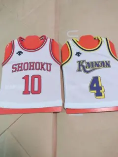 ほぼ美品 新品未使用 スラムダンク ユニフォーム 湘北ジャージ ボール 5点 スラムダンク SLAM DUNK コスプレ 衣装】湘北高校 木暮 公延 5番