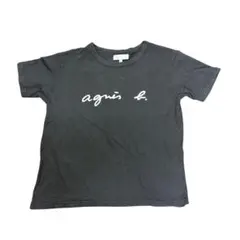 アニエス・ベー　ロゴプリントTシャツ　00s 古着 8#a