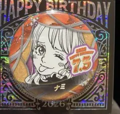 ONE PIECE ナミ バースデイ缶バッジ 2023 - メルカリ