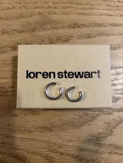 loren stewart フープイヤリング 2ペア