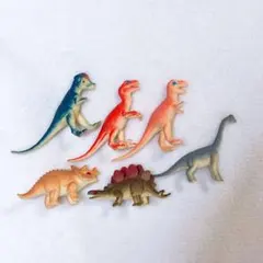 恐竜のフィギュア 5点セット パラサウロロフス ステゴサウルス など