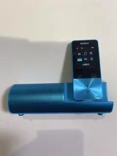 SONYウォークマン NW-S315K 16GB ブルー スピーカーセット SONYウォークマンNW-S315K 16GB ブルー スピーカーセット 曲付き