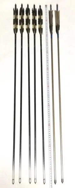 弓道 矢 easton xx75 2015 6本 矢筒セット 弓道 矢 easton xx75 2015 6本 矢筒セット 弓道 石橋屋矢筒＆矢6