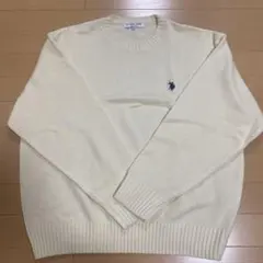 U.S. POLO ASSN. クリーム色セーター Mのサムネイル