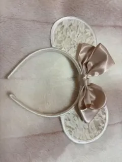 ミニー　レース　カチューシャ