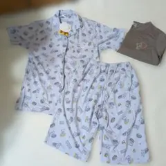 リラックマ パジャマ 上下セット Mサイズ 水色