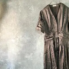 DRIES VAN NOTEN シルク ノースリーブワンピース 38 - メルカリ