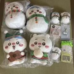 ちいかわ 鏡餅 ぬいぐるみ マスコット ハチワレ うさぎ モモンガ 郵便