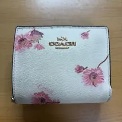 COACH 花柄 二つ折り財布