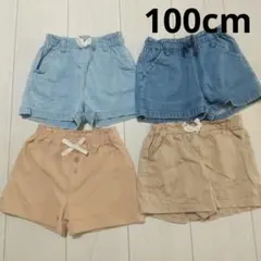 petit main★100cm ショートパンツ 4点セット プティマイン