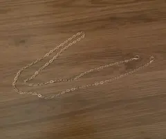 レディース バックチェーンストラップのみ ショルダー　ゴールド　約112cm 金