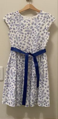 ケイトスペードニューヨーク リネン混ひざ丈ワンピース 140