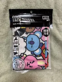 BT21 COOL FACE TOWEL 冷却タオル　新品未使用のサムネイル
