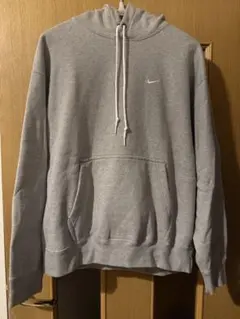 【Mサイズ】NIKE フーディー グレー フード付きパーカー メンズ 裏起毛
