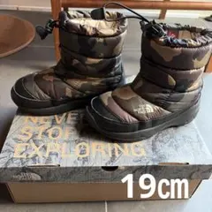 【美品】THE NORTH FACE 子ども用カモフラージュ　スノー　ブーツ