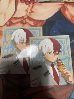 新品 ヒロアカ　セブンイレブン　スープ　ステッカー　轟