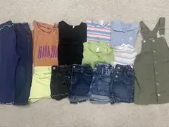 【まとめ売り】女の子用100㎝〜110㎝(3歳〜4歳)Tシャツワンピースズボン