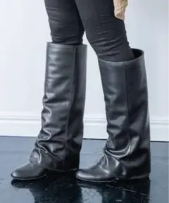 JEANASIS ジーナシス　ブラック ロングブーツ