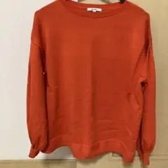 niko and ... オレンジ 長袖ニット M
