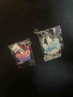 サンリオ メルヘン工房おなまえホルダー はなまるおばけ ぽちゃっこ