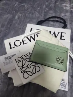 LOEWEアナグラムプレーンカードホルダー☆梅田阪急百貨店　ロエベ直営で購入☆
