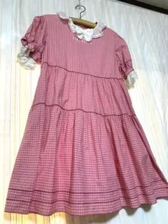 BABY PINK HOUSE ベビーピンクハウス チェック ワンピース 即決可