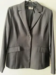 ダークグレー テーラードジャケットスーツ上下