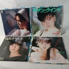 中森明菜のEP4枚まとめ売りです。