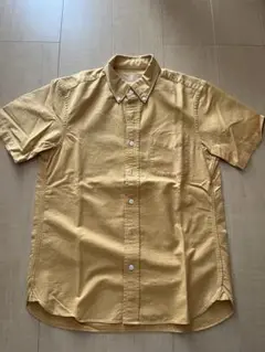 無印　Sサイズ　半袖ワークシャツ